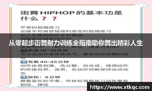 从零起步街舞耐力训练全指南助你舞出精彩人生